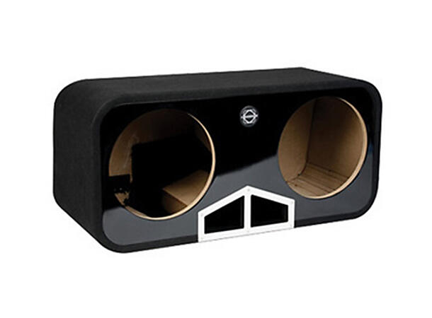 Bassworx RP210V basskasse til 2x10", 70,7L,(port tuning 40Hz),sort 